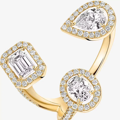 [Elowen Jewelry]  Diamond Ring 0,25ct My Twin Trilogy