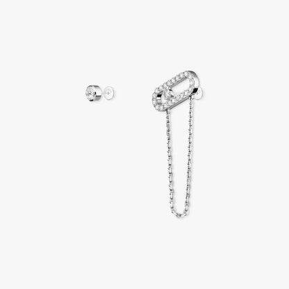[Elowen Jewelry]Move Uno Diamond Earrings