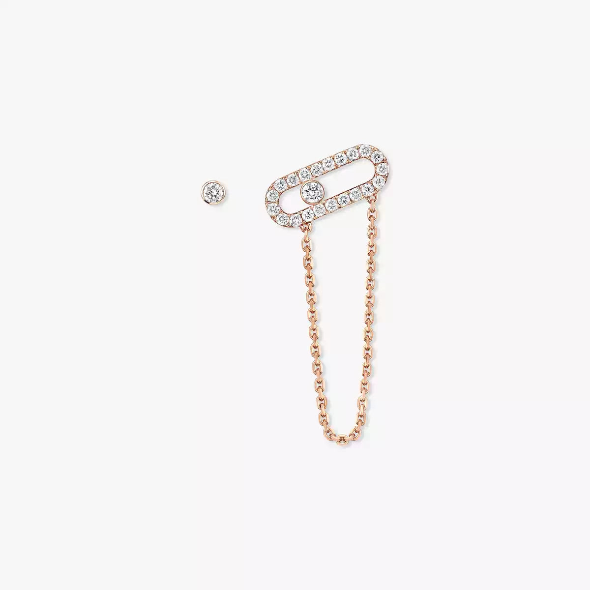 [Elowen Jewelry]Move Uno Diamond Earrings