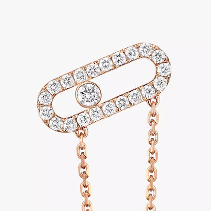 [Elowen Jewelry]Move Uno Diamond Earrings