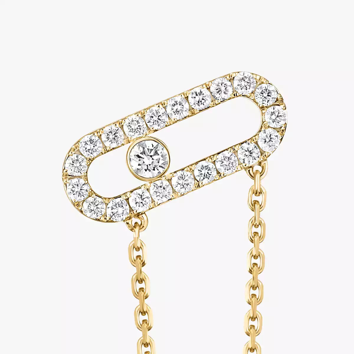 [Elowen Jewelry]Move Uno Diamond Earrings