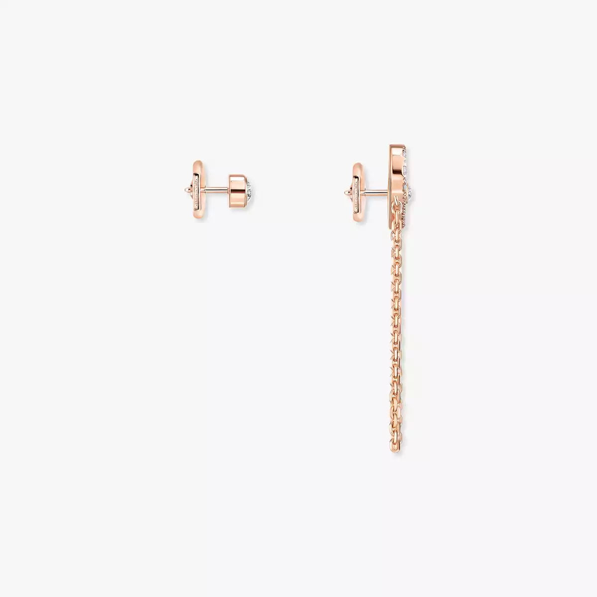 [Elowen Jewelry]Move Uno Diamond Earrings
