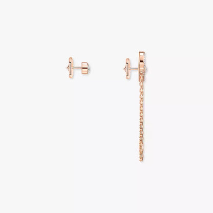 [Elowen Jewelry]Move Uno Diamond Earrings