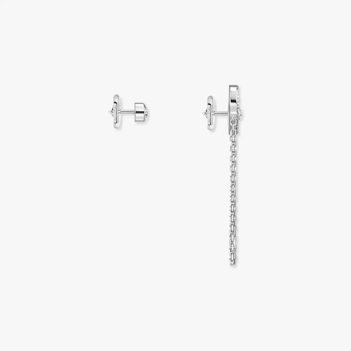 [Elowen Jewelry]Move Uno Diamond Earrings