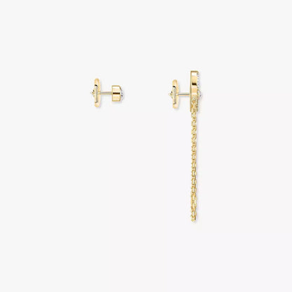 [Elowen Jewelry]Move Uno Diamond Earrings