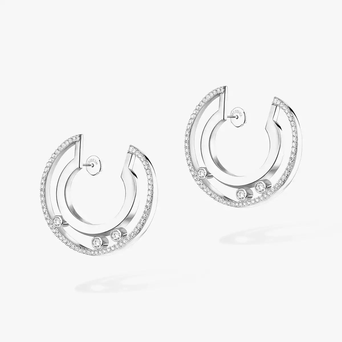 [Elowen Jewelry] Move Romane Small Diamond Hoop Earrings