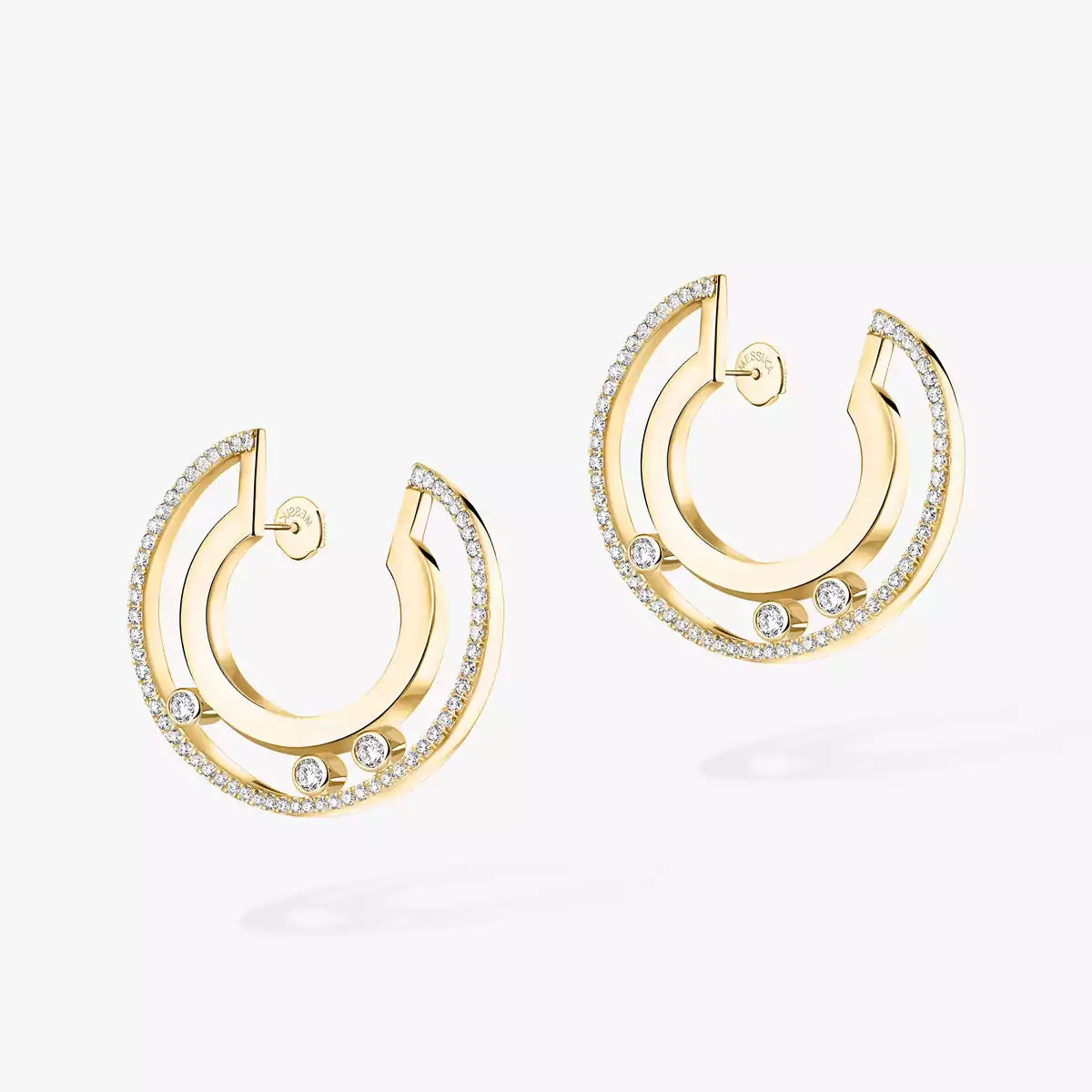 [Elowen Jewelry] Move Romane Small Diamond Hoop Earrings