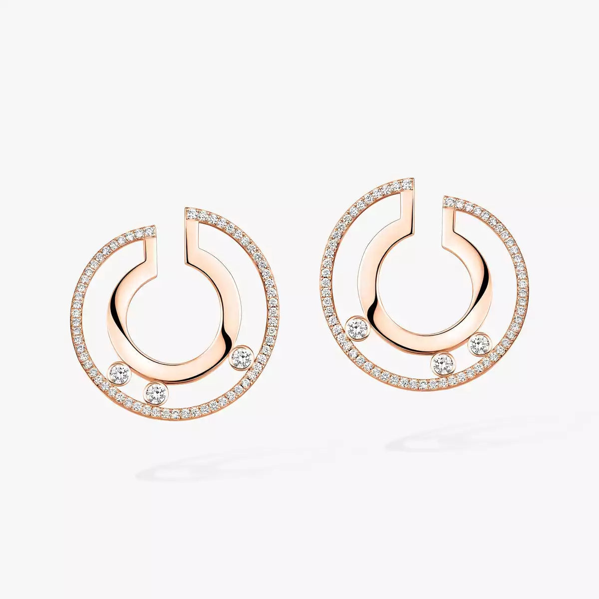 [Elowen Jewelry] Move Romane Small Diamond Hoop Earrings