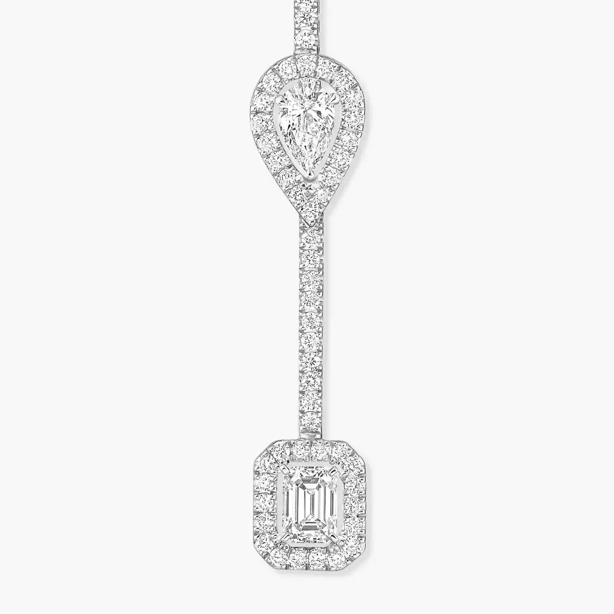 [Elowen Jewelry]Diamond Drop Earrings My Twin