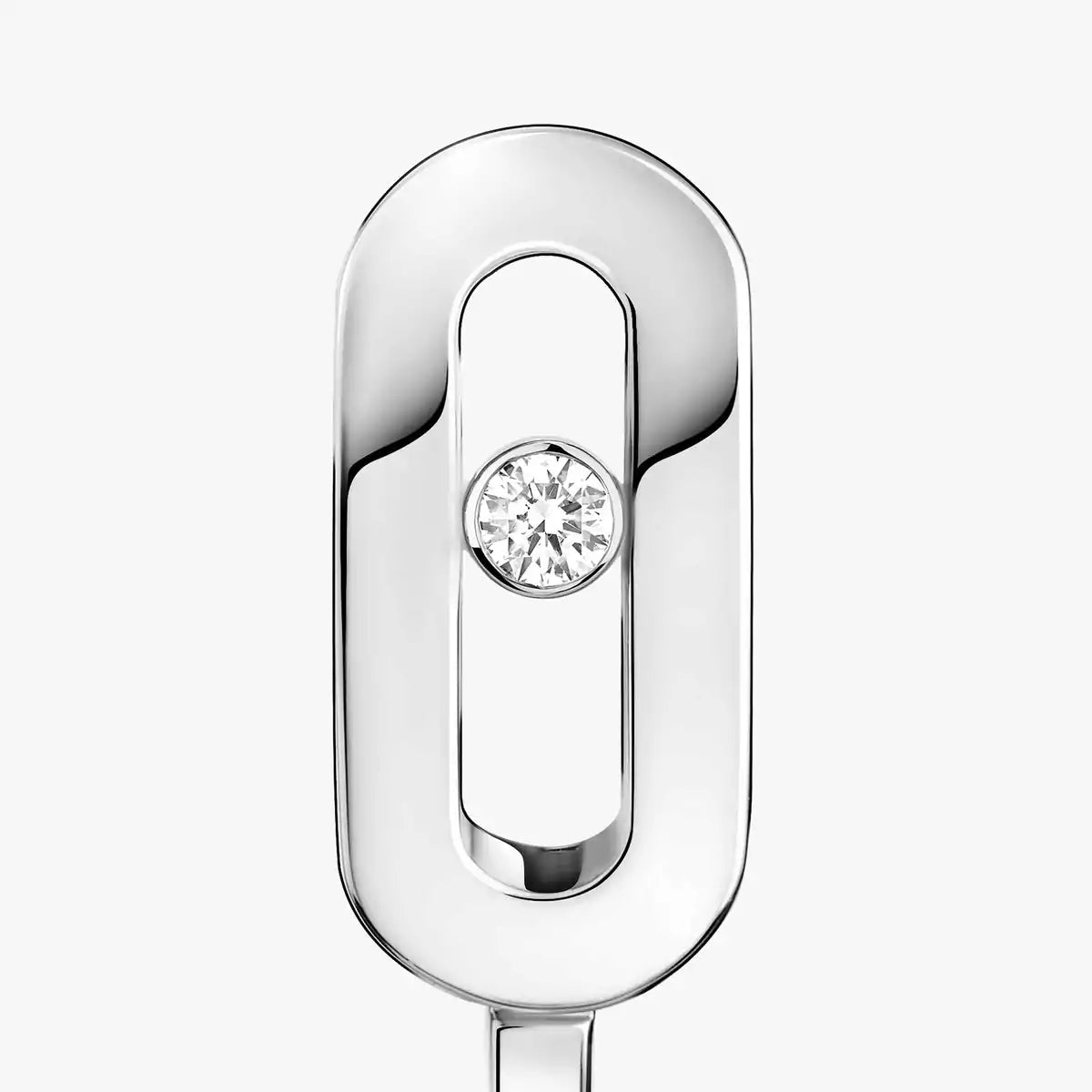 [Elowen Jewelry]Diamond Mini Hoop Earrings Move Classique