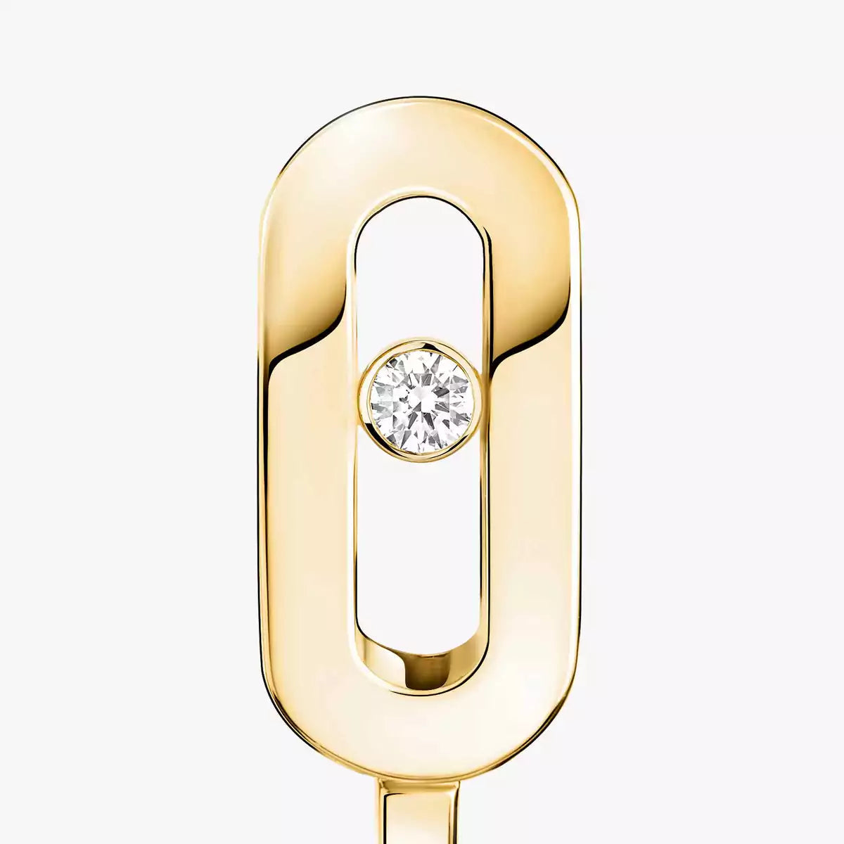 [Elowen Jewelry]Diamond Mini Hoop Earrings Move Classique