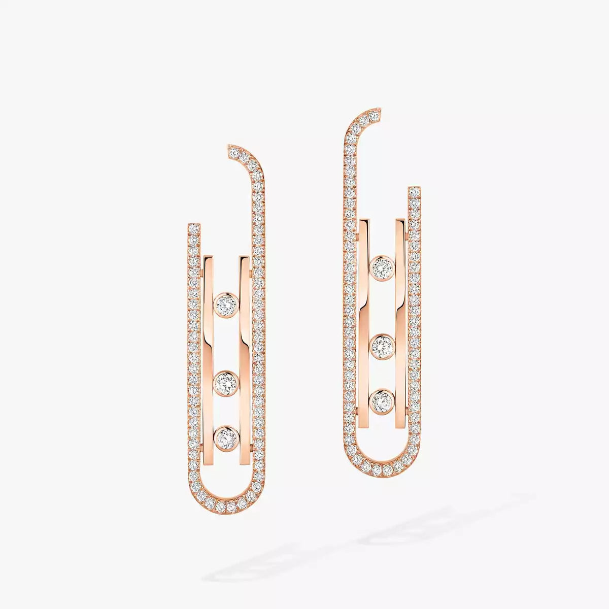 [Elowen Jewelry]Diamond Pendant Earrings Move 10Th