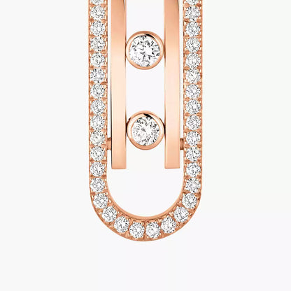 [Elowen Jewelry]Diamond Pendant Earrings Move 10Th