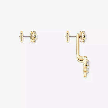 [Elowen Jewelry] My Twin Trio  Diamond Earrings