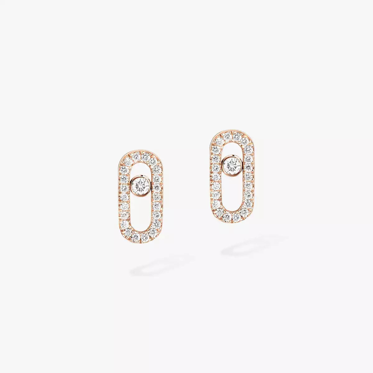 [Elowen Jewelry]Move Uno Diamond Earrings