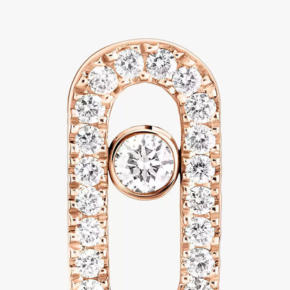 [Elowen Jewelry]Move Uno Diamond Earrings