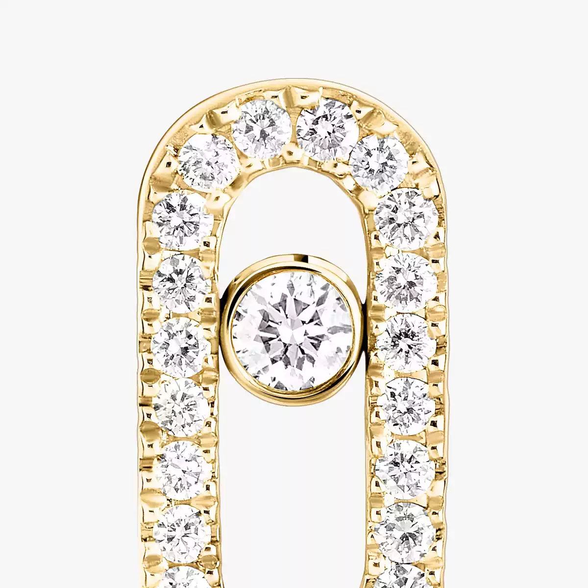 [Elowen Jewelry]Move Uno Diamond Earrings
