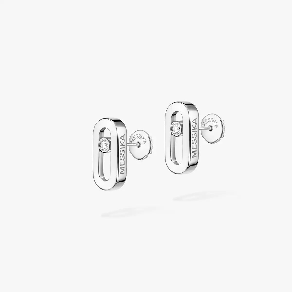 [Elowen Jewelry]Move Uno Diamond Stud Earrings