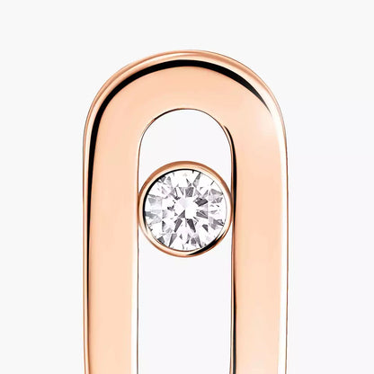 [Elowen Jewelry]Move Uno Diamond Stud Earrings