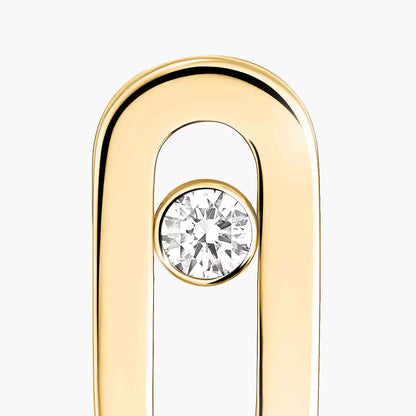[Elowen Jewelry]Move Uno Diamond Stud Earrings