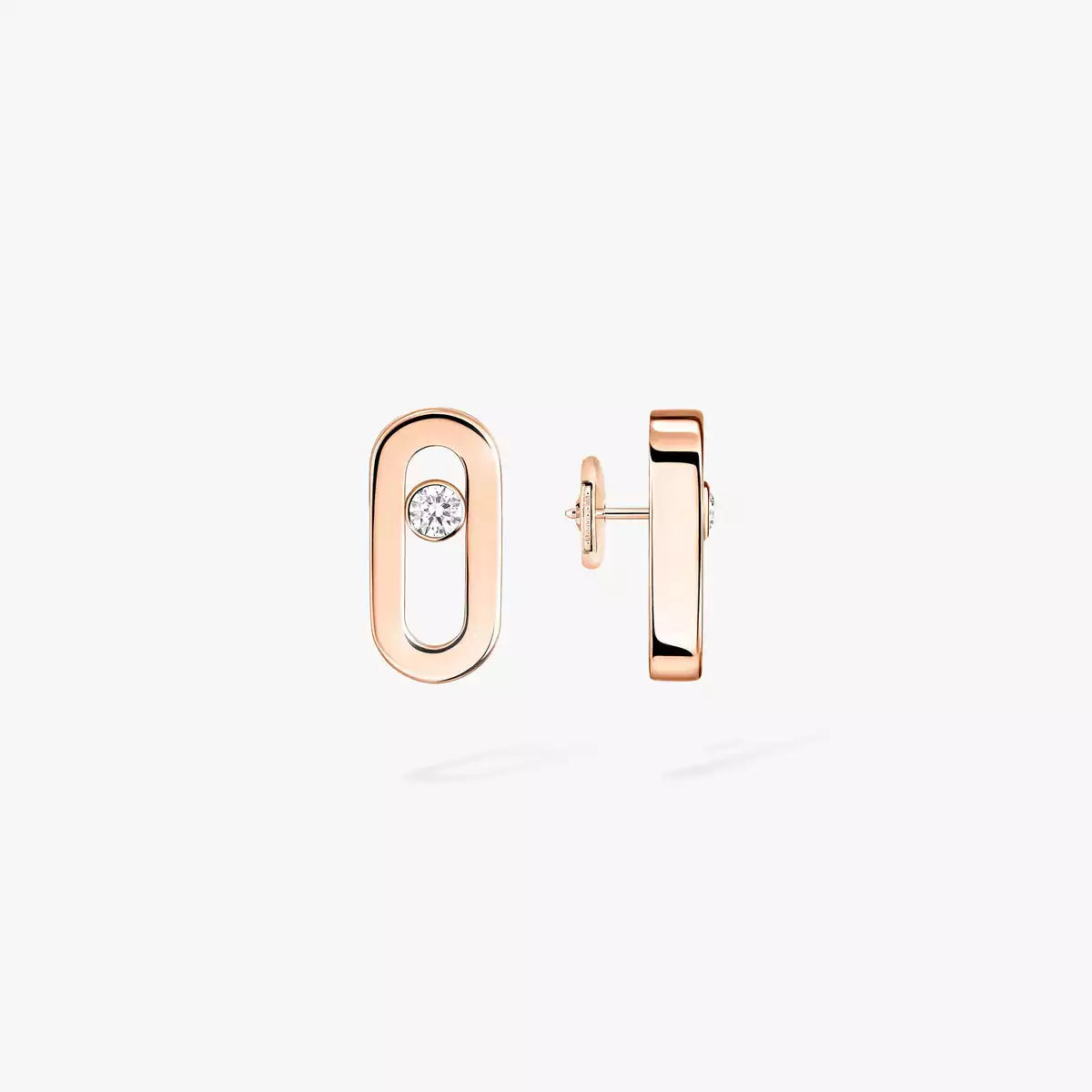 [Elowen Jewelry]Move Uno Diamond Stud Earrings