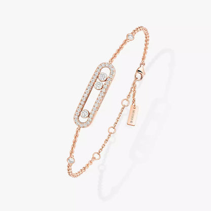 [Elowen Jewelry]Pavé Baby Move Diamond Bracelet