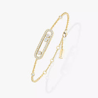 [Elowen Jewelry]Pavé Baby Move Diamond Bracelet