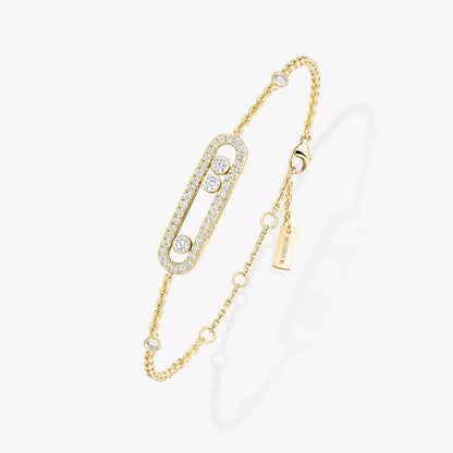 [Elowen Jewelry]Pavé Baby Move Diamond Bracelet