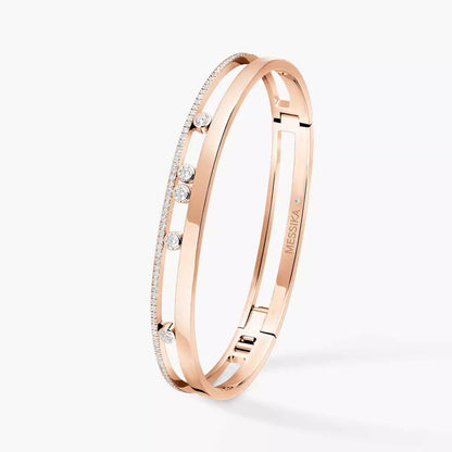 [Elowen Jewelry]Move Romane Diamond Bangle Bracelet