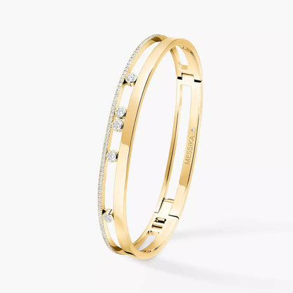 [Elowen Jewelry]Move Romane Diamond Bangle Bracelet