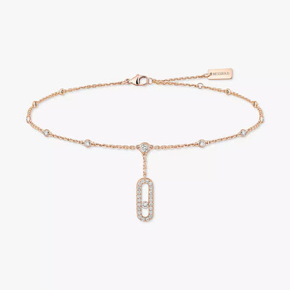 [Elowen Jewelry] Move Uno pavé ankle bracelet
