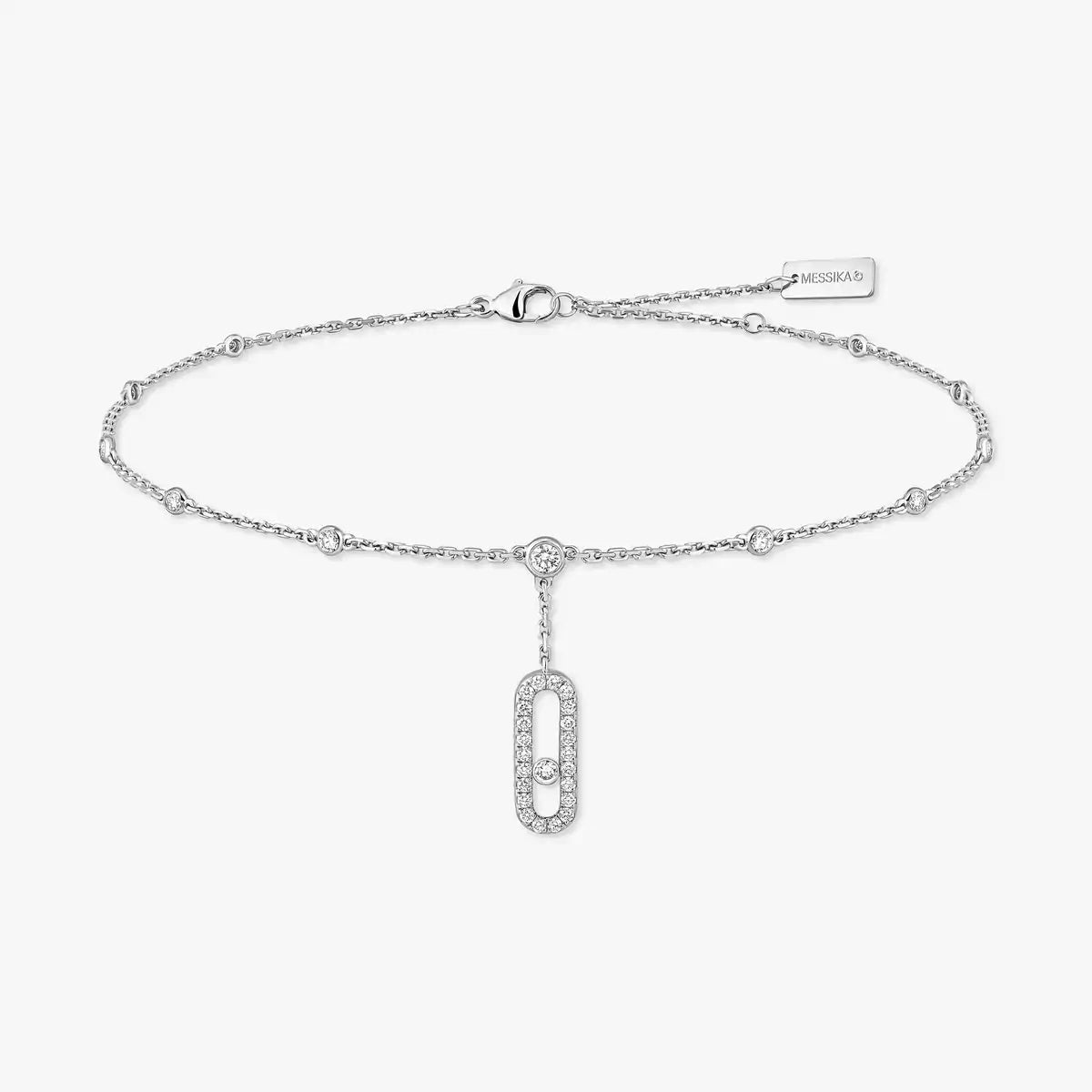 [Elowen Jewelry] Move Uno pavé ankle bracelet