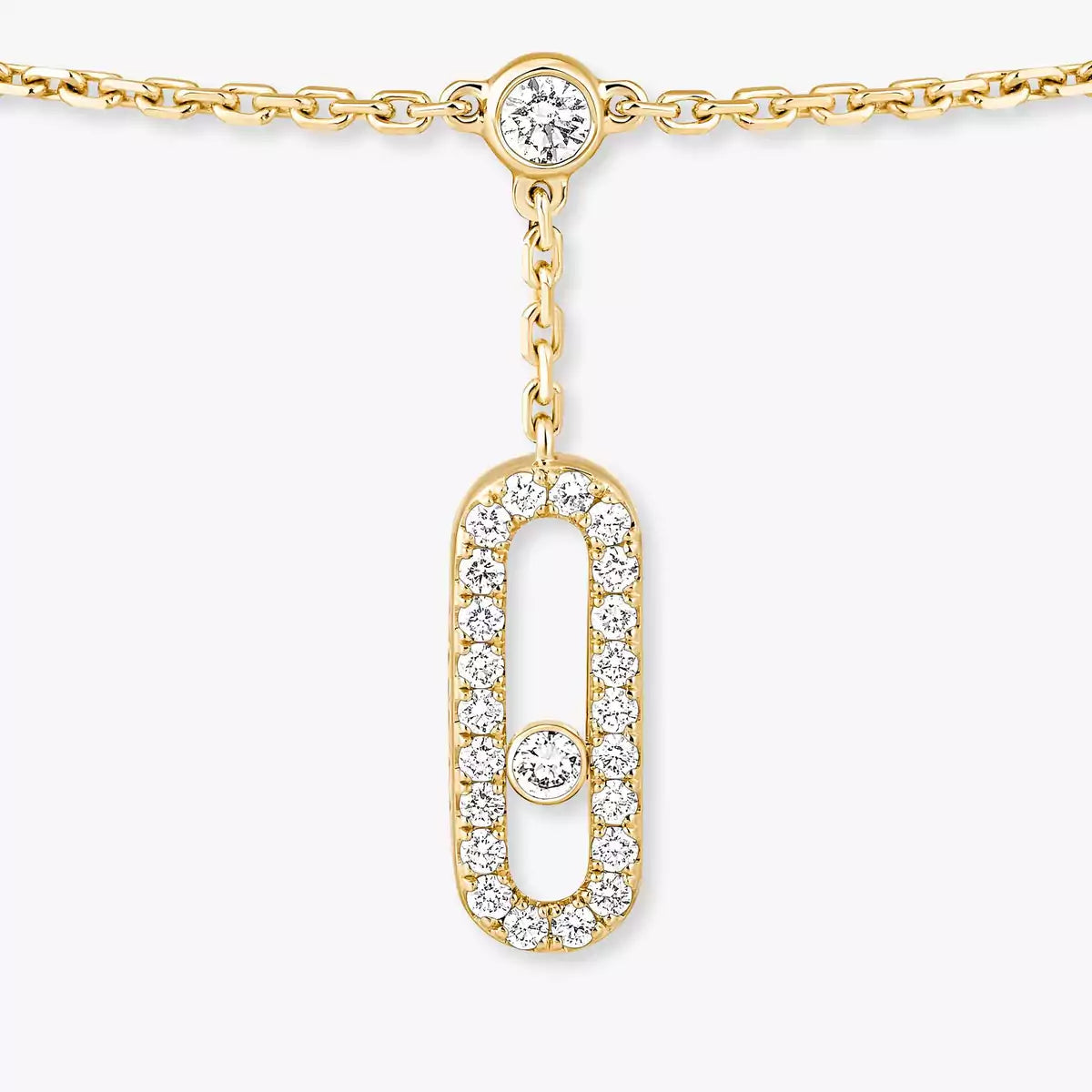 [Elowen Jewelry] Move Uno pavé ankle bracelet