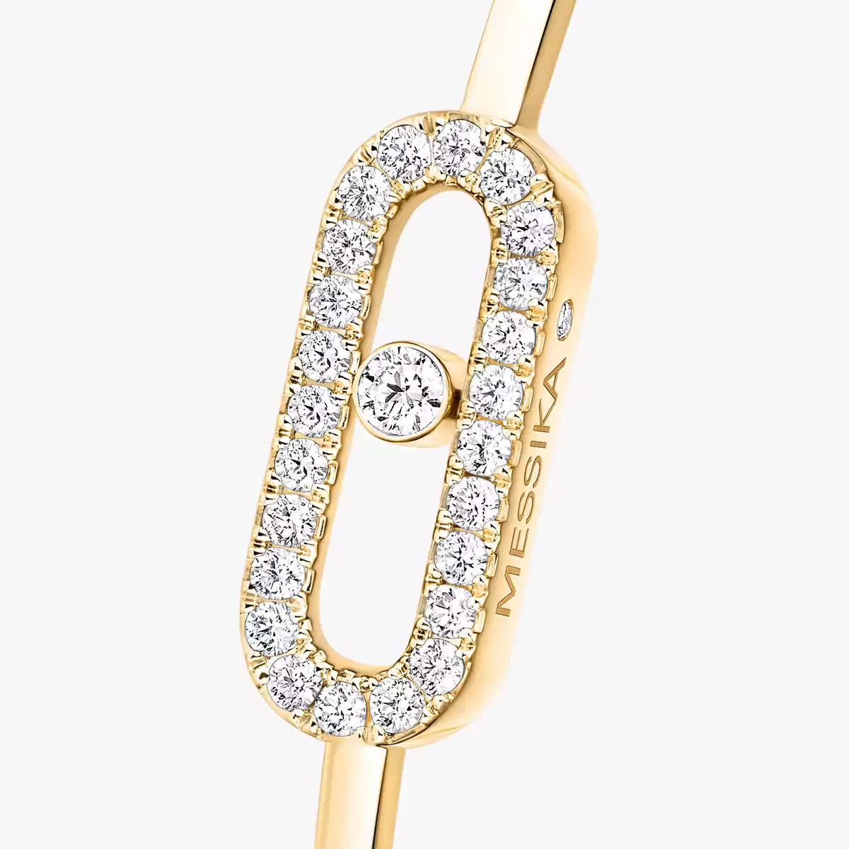 [Elowen Jewelry]Move Uno pavé flex bangle medium