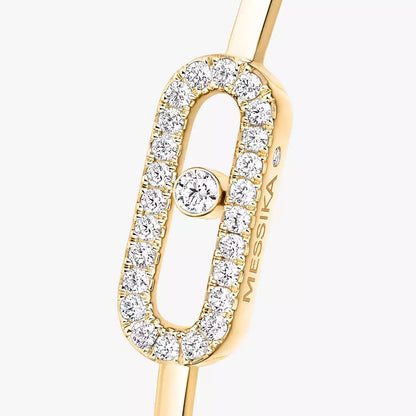[Elowen Jewelry]Move Uno pavé flex bangle medium