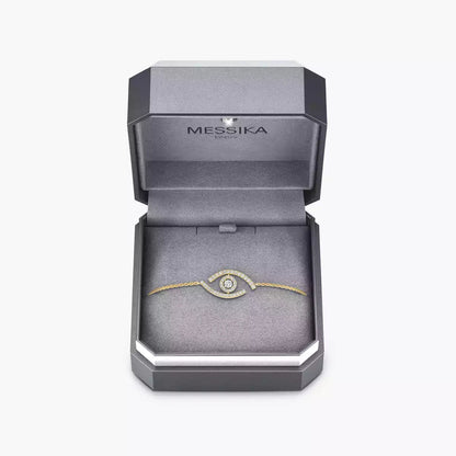 [Elowen Jewelry]Lucky Eye Pave-Set Diamond Bracelet