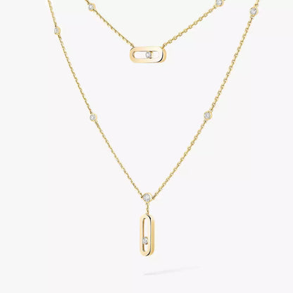 [Elowen Jewelry] Move Uno Diamond Necklace