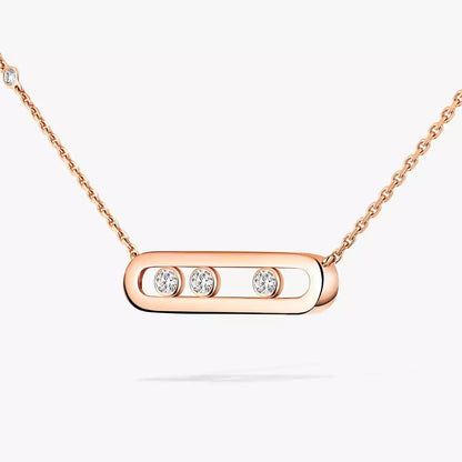 [Elowen Jewelry] Baby Move Gold Diamond Necklace