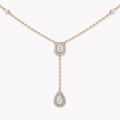 [Elowen Jewelry]Gold Diamond Tie Necklace