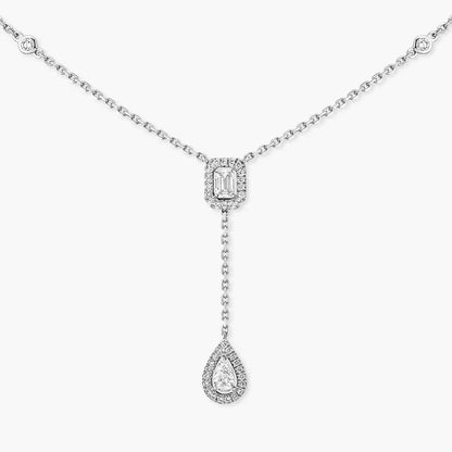 [Elowen Jewelry]Gold Diamond Tie Necklace