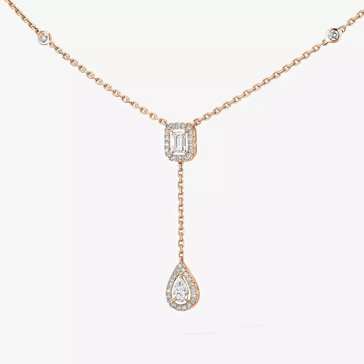 [Elowen Jewelry]Gold Diamond Tie Necklace