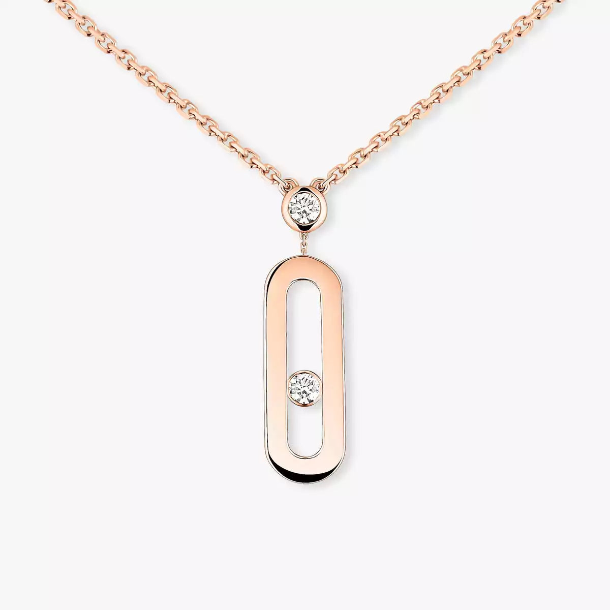 [Elowen Jewelry] Move Uno Gold Diamond Long Necklace