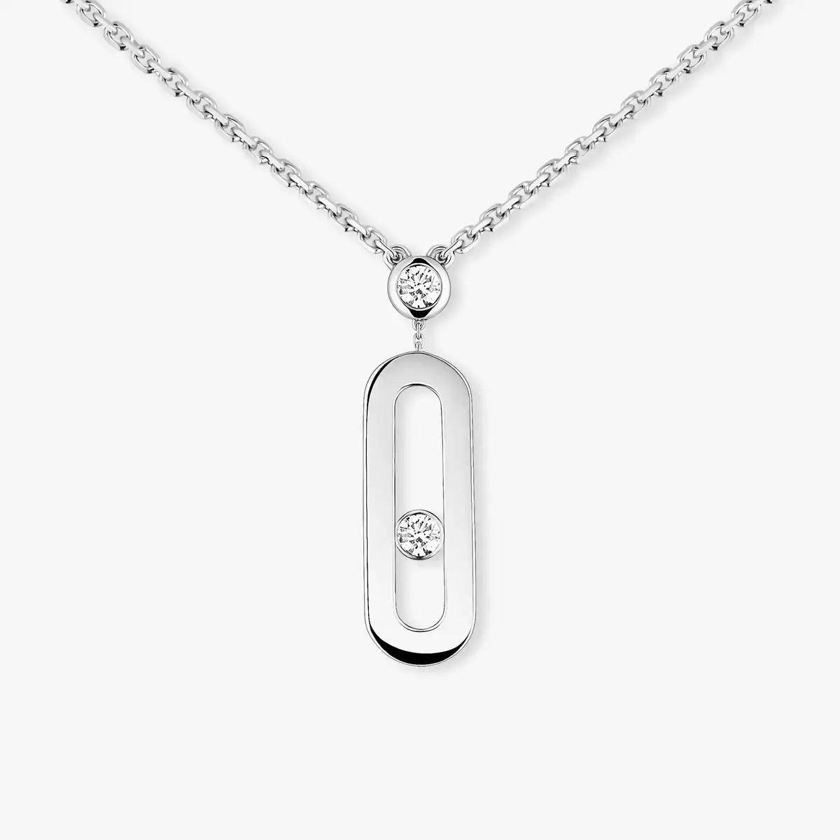 [Elowen Jewelry] Move Uno Gold Diamond Long Necklace
