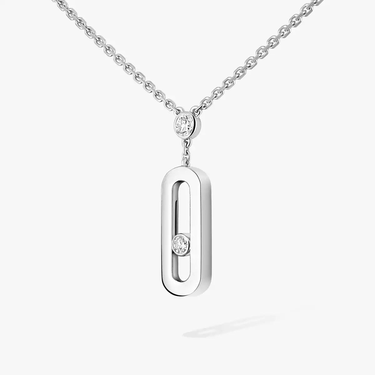 [Elowen Jewelry] Move Uno Gold Diamond Long Necklace