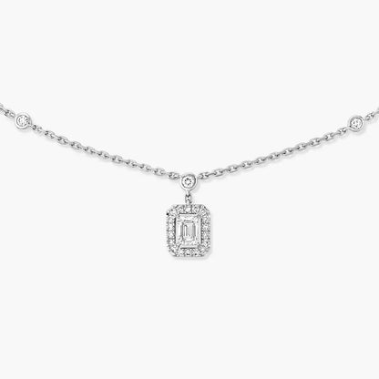 [Elowen Jewelry]My Twin Diamond Necklace in Silver