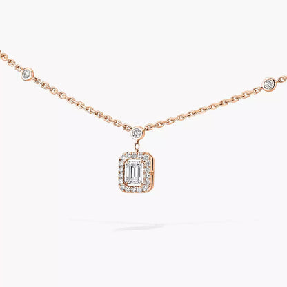[Elowen Jewelry]My Twin Diamond Necklace in Silver