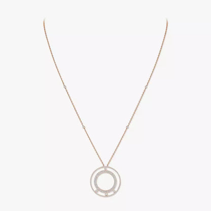 [Elowen Jewelry]Move Romane Long Pave_-Set Diamond Necklace