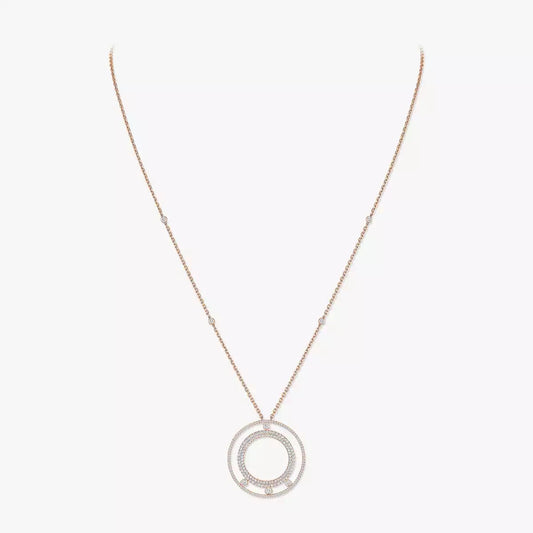 [Elowen Jewelry]Move Romane Long Pave_-Set Diamond Necklace