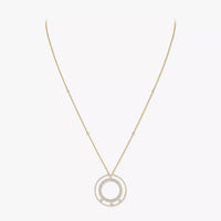 [Elowen Jewelry]Move Romane Long Pave_-Set Diamond Necklace