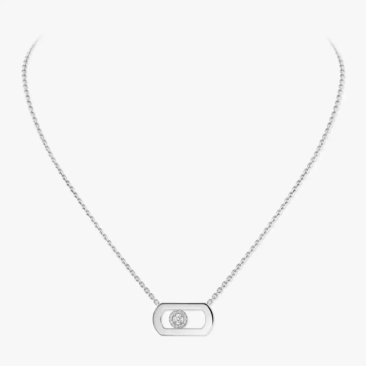 [Elowen Jewelry]So Move Diamond Necklace in Gold